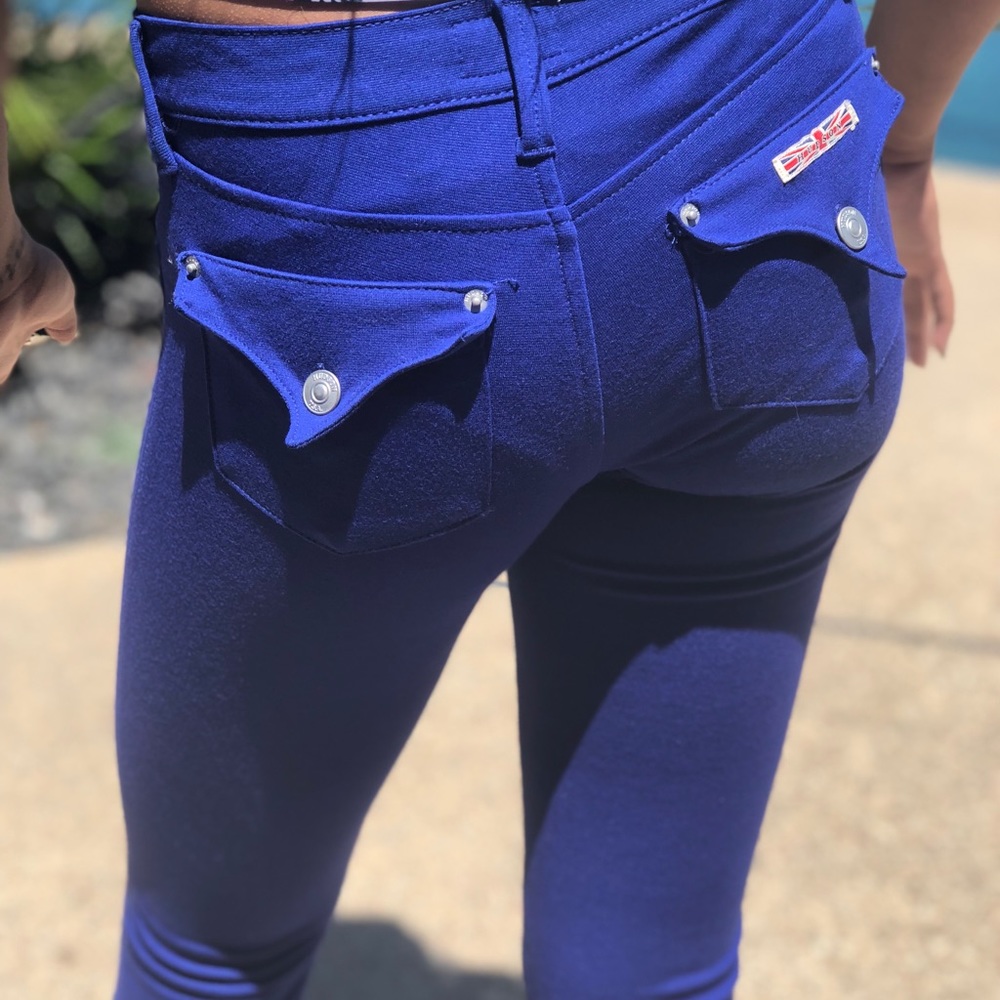 Hudson royal blue jegging juniors 14